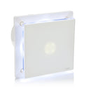 STERR BFS150LT - 150 mm Kúpeľňový Ventilátor, LED + Časovač, 250 m³/h, Biela