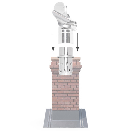 TCA160 - Prechod na keramiku pre komínové hrnce - 160 mm